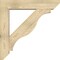 Ekena Millwork Funston Slat Rough Sawn Bracket w/ Offset Brace, Douglas Fir, 8"W x 40"D x 40"H BKT0806X40X40FST06RDF - alternate 4